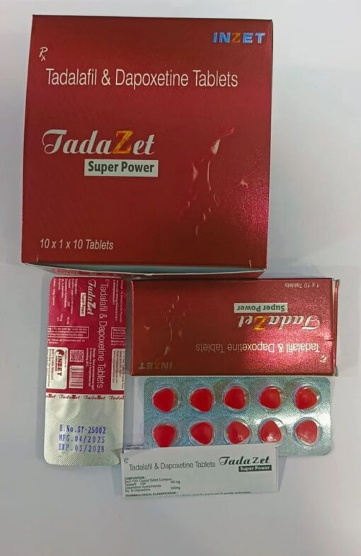 TADAZET SUPER POWER  Double-effect tablets  他达双效锭 新加坡现货正品